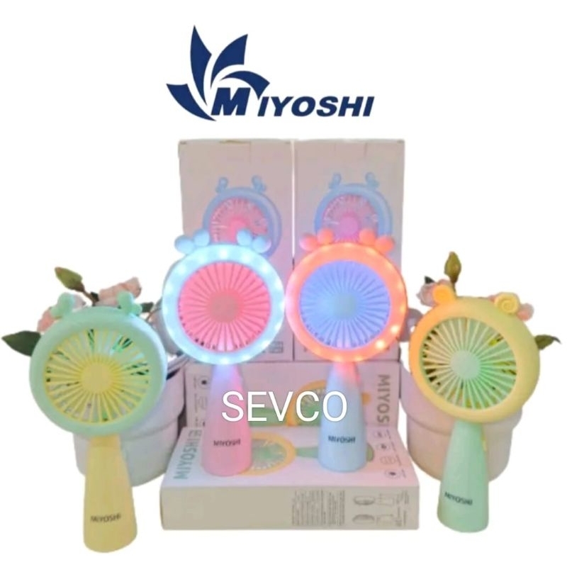 KIPAS MINI CAS KIPAS TANGAN CAS KIPAS GENGGAM KENCANG MIYOSHI 6617