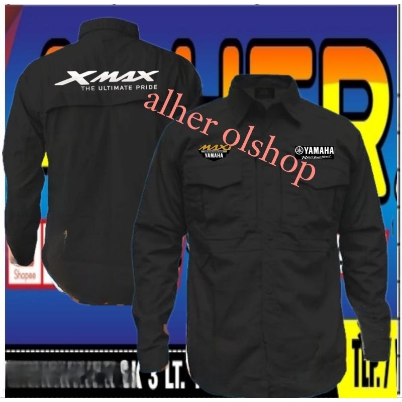 kemeja tactical xmax baju tactical xmax kemeja xmas baju xmas seragam xmax kemeja Yamaha xmax baju Y