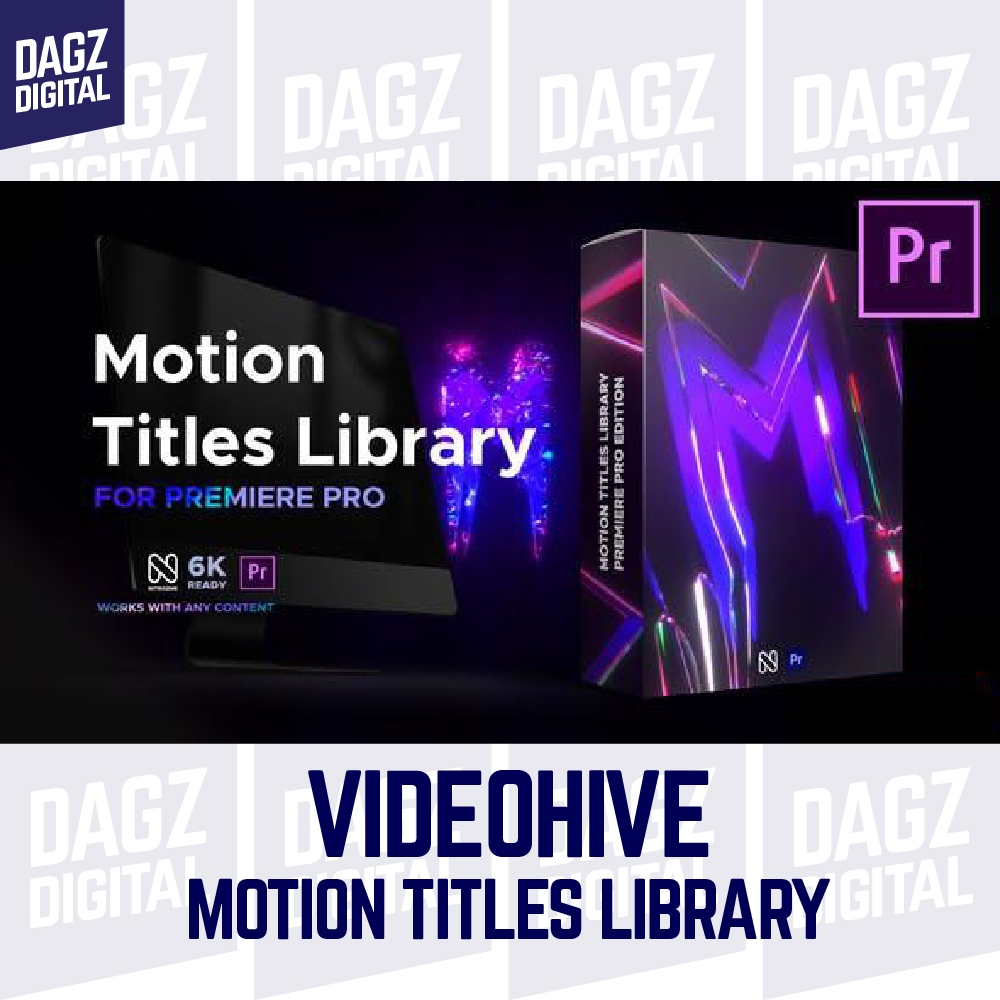 Videohive - Video hive Motion Titles Library for Premiere Pro Template templet after effects effect 