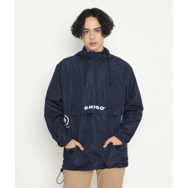 ERIGO PULLOVER YOUTH REVOLT NAVY UKURAN S OUTWEAR UNISEX ORIGINAL TERMURAH SURABAYA