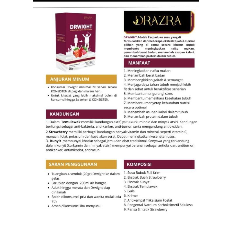 

susu penggemuk dr.azra