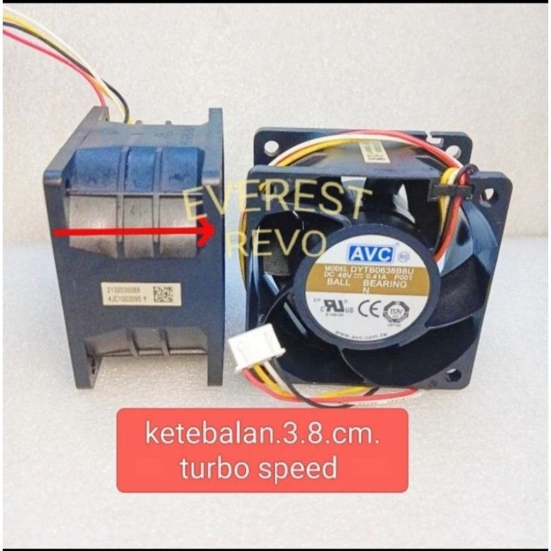 FAN KIPAS DC 48V 6x6cm / KIPAS 6 x 6 cm 48V