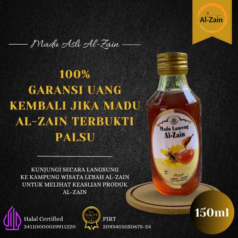

Madu Al-Zain Asli 100% Murni Tanpa Campuran Uk. Botol 150ml