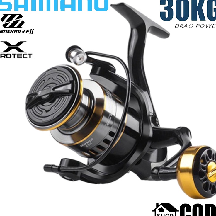CODShimano reel pancing asli besi fishing reel 1kg HE1  7  Reel Pancing Murah Kuat Power Handle Reel