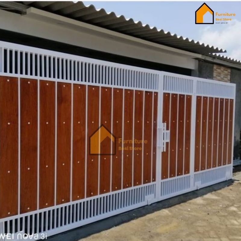 pagar rumah minimalis modern/ pagar rumah minimalis modern besi/gerbang rumah minimalis