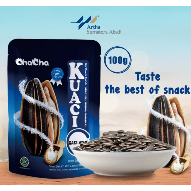 

洽洽香瓜子海盐味100克qia qia xiang kuaci rasa asin 100gram