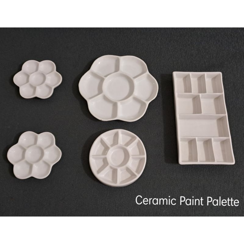 Ceramic Palette Palet Lukis Keramik Cat Air Watercolor