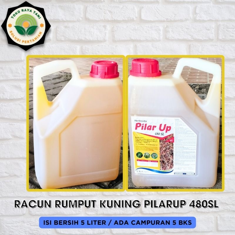 Jual Racun rumput Herbisida Isi 5 liter Pilarup Racun rumput kuning sistemik isi 5 Liter