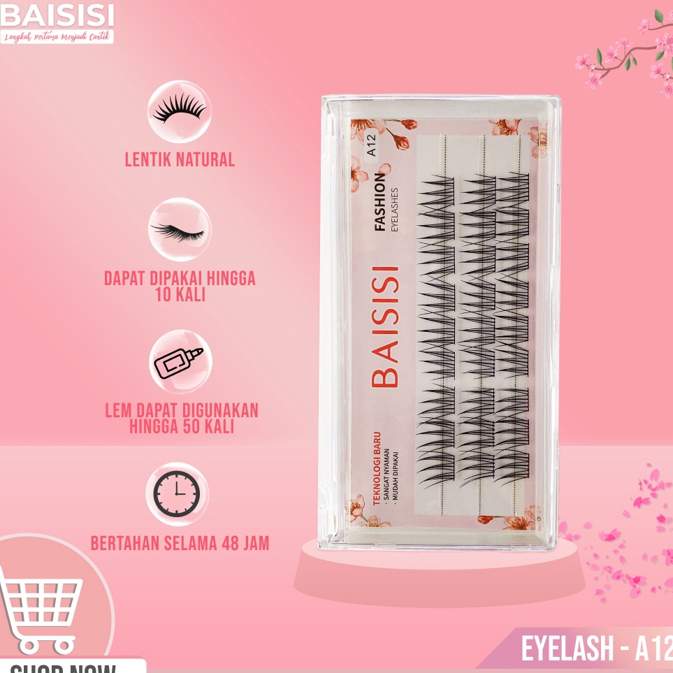 BAISISI Bulu Mata Premium Barbie A12 Baisisi Bulu Mata Eyelash Extention  Eyelash  Eye Make Up  Douy
