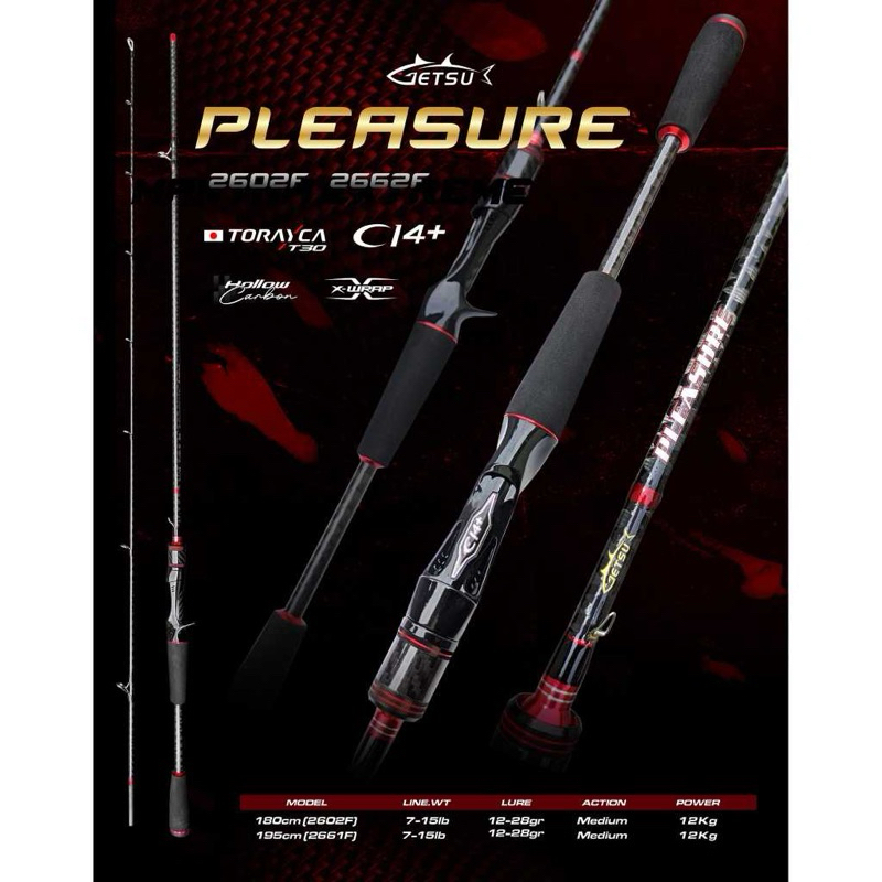 Joran BC GETSU PLEASURE 180 198 CM BLANK XWRAP CARBON HOLLOW