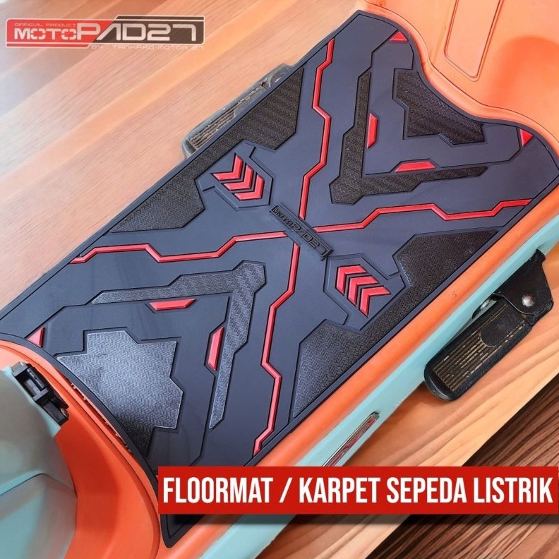 Karpet Sepeda Listrik Alas pijakan kaki Motor Listrik Uwinfly Goda Eksotic Genio df8 df7 dll m D5Y4