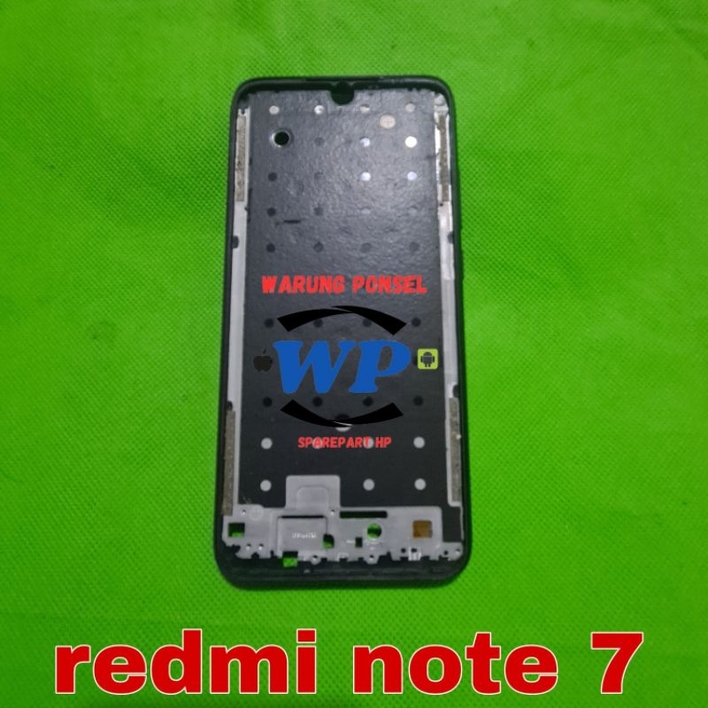 FRAME LCD DUDUKAN LCD BEZZEL REDMI NOTE 7 ORI COPOTAN NORMAL