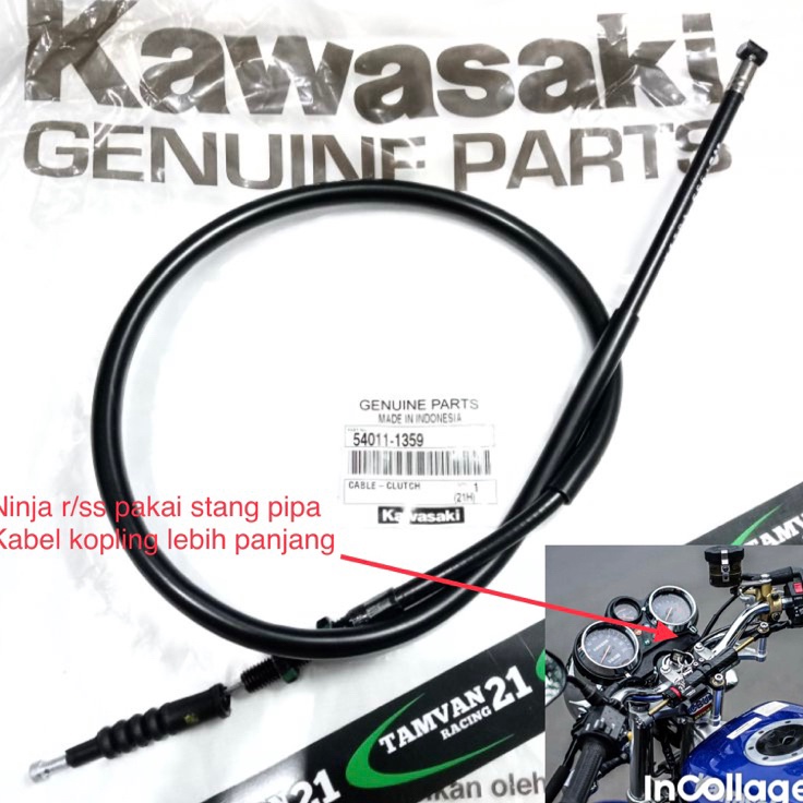 KABEL KOPLING NINJA R OLD SS STANG PIPA ORIGINAL KGP
