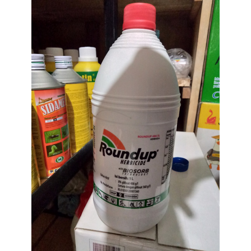 Roundup Pembasmi Rumput 1 Liter / ROUNDUP BIOSORB 486SL / racun rumput / roundup 1kg / roundup herbi