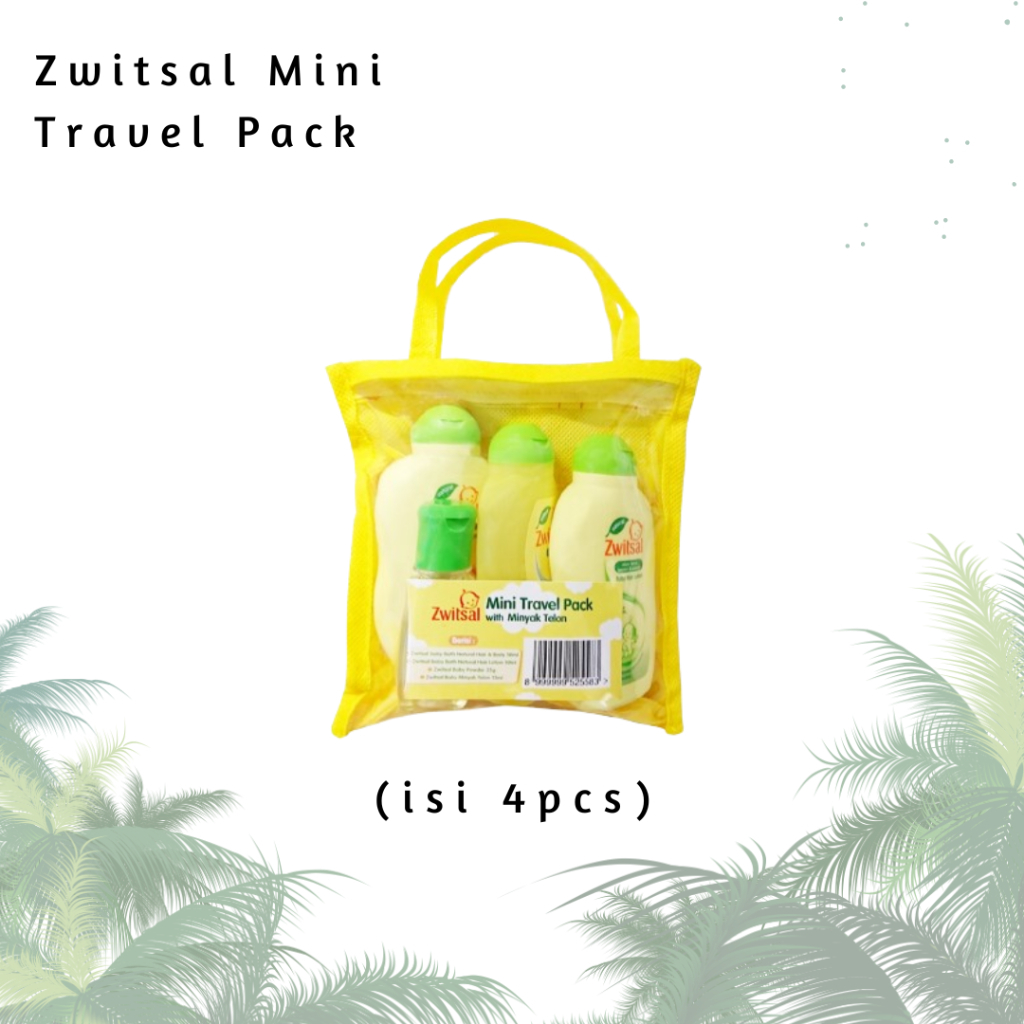 Zwitsal Baby Mini Travel Pack Paket Perlengkapan Mandi Bayi Newborn Shampoo (SET)