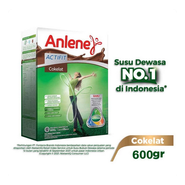 

Anlene Actifit 3 X Hi-Calcium Coklat 590 Gram