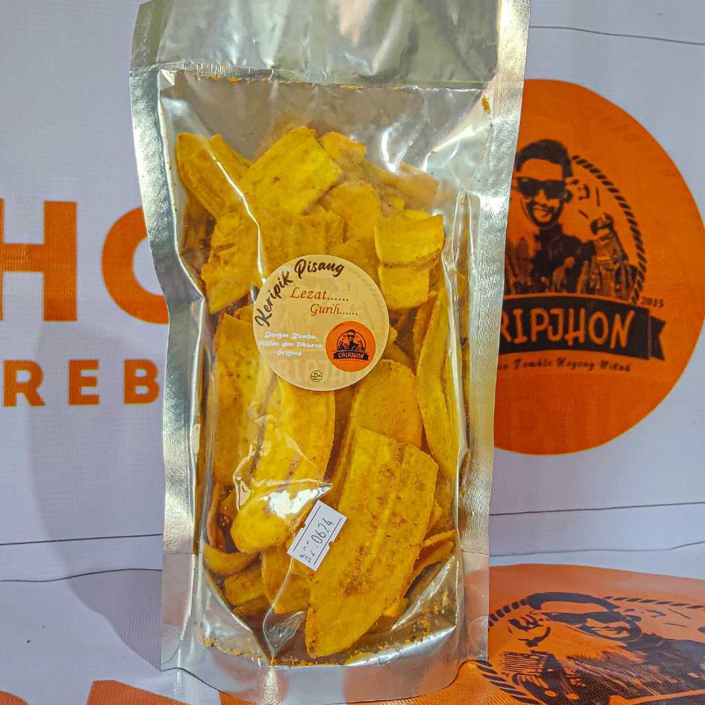 

CRIPJHON Keripik Pisang Lezat Gurih Rasa Salted egg Telur Asin Origano 150 gram