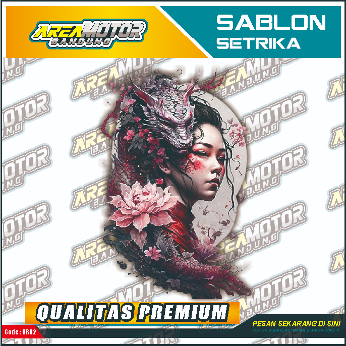 

Print sablon DTF/cetak sablon DTF/sablon setrika siap press 1 sisi KODE C9 Uk A4 / A3