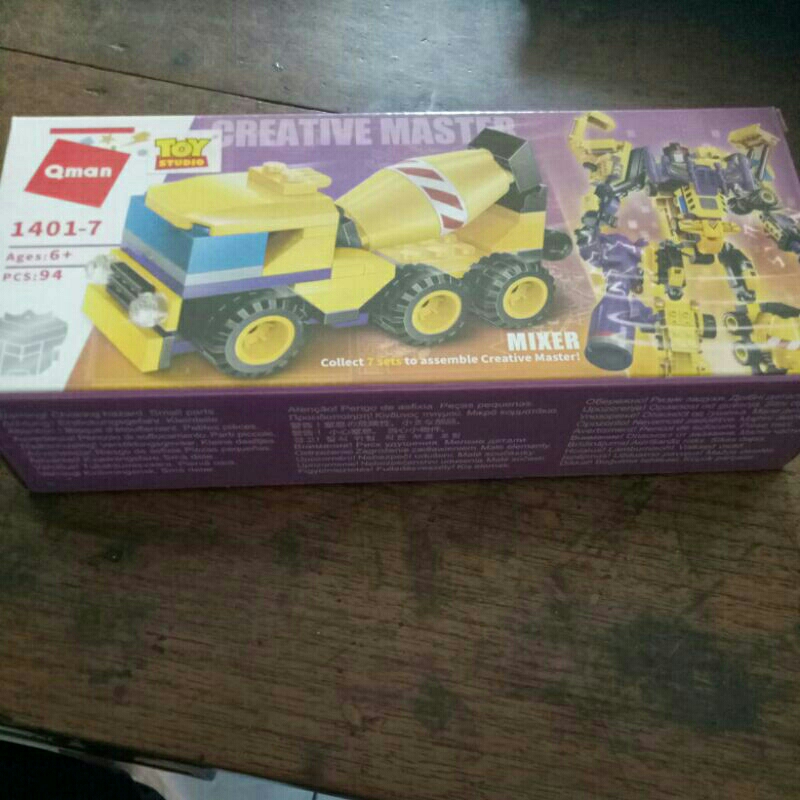 LEGO BLOK QMAN 1401 CREATIVE MASTER ROBOT KONTRUKSI 7IN1