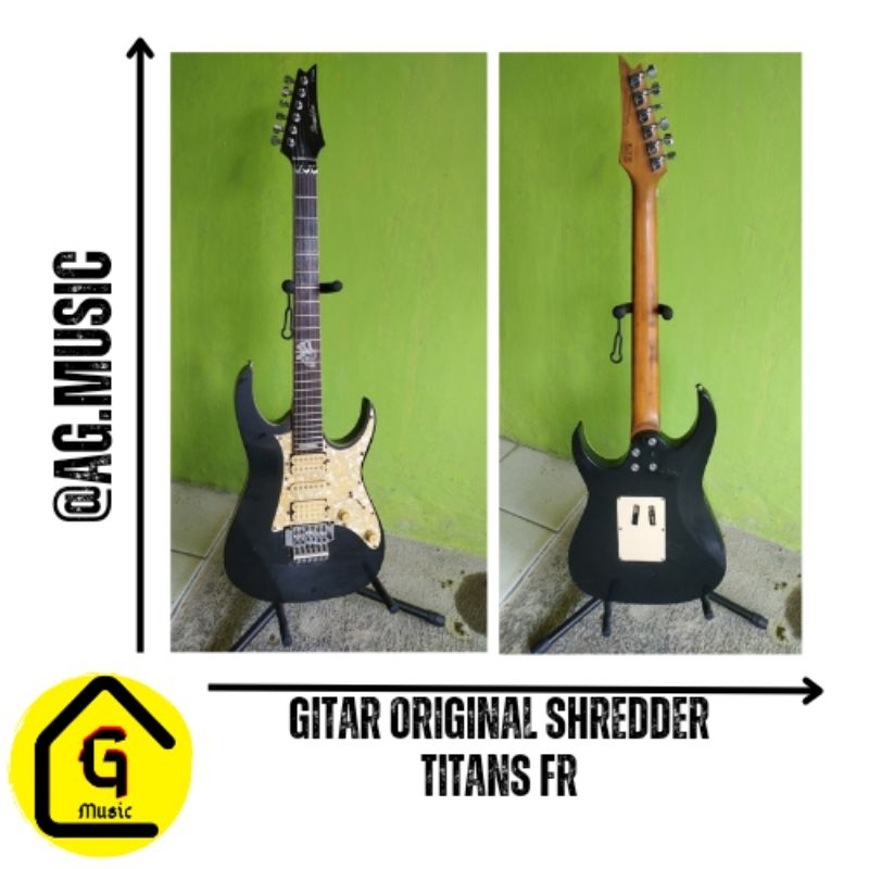 GITAR ELEKTRIK/ LISTRIK ORIGINAL SHREDDER TITANS FR / UP DOWN SECOND