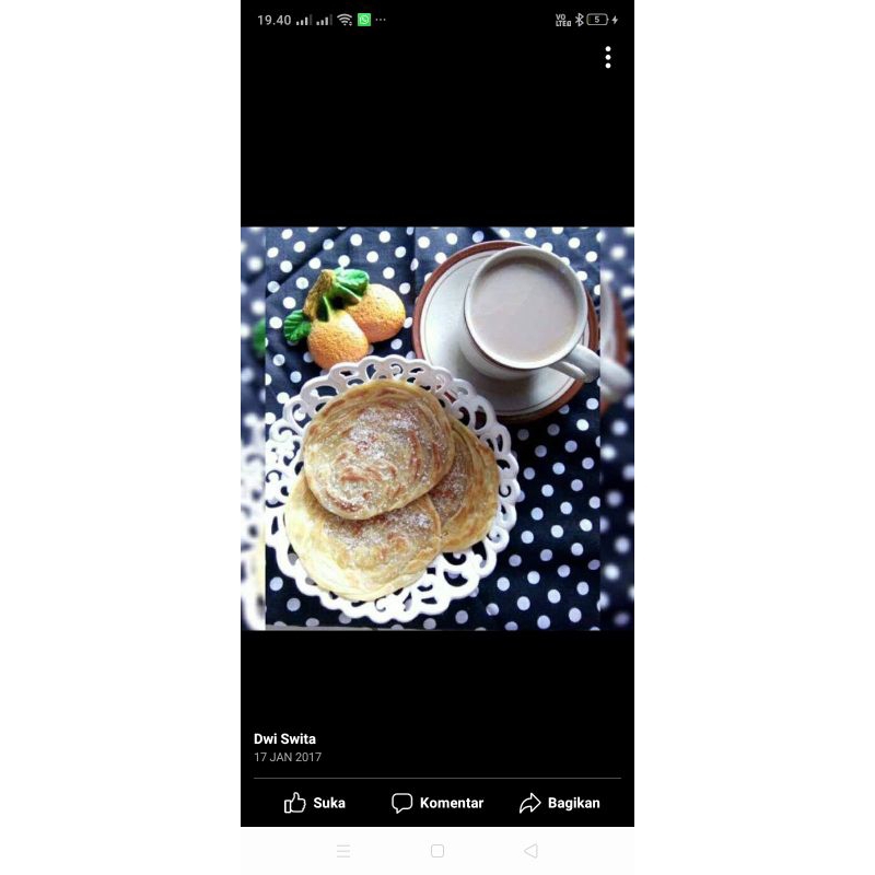 

Roti Maryam Rumah Kuliner Jember Original isi 5 /Roti Maryam Original /Roti Maryam / Canai / Roti Maryam Frozen / Frozen Food / Roti maryam jember
