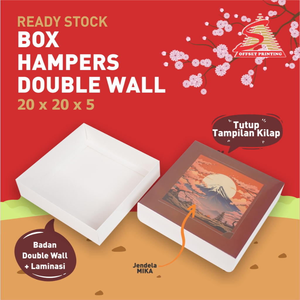 

20 x 20 x 5 Box Hampers Double Wall