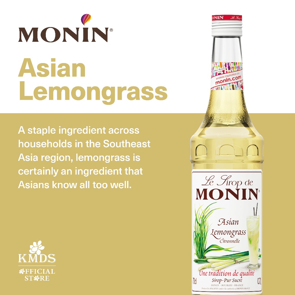 

MONIN Asian Lemongrass syrup 70 CL 700 ML