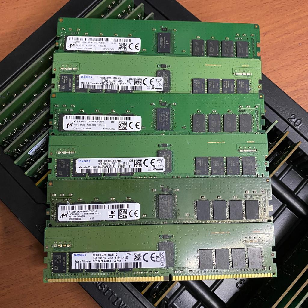 memory ram server 16gb DDR4 ecc Rdimm pc4-2933Y reg for server xeon khusus buat server xeon