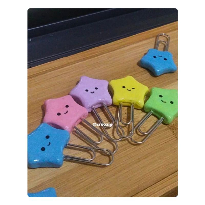 

CLAY STAR CLIP CUTE