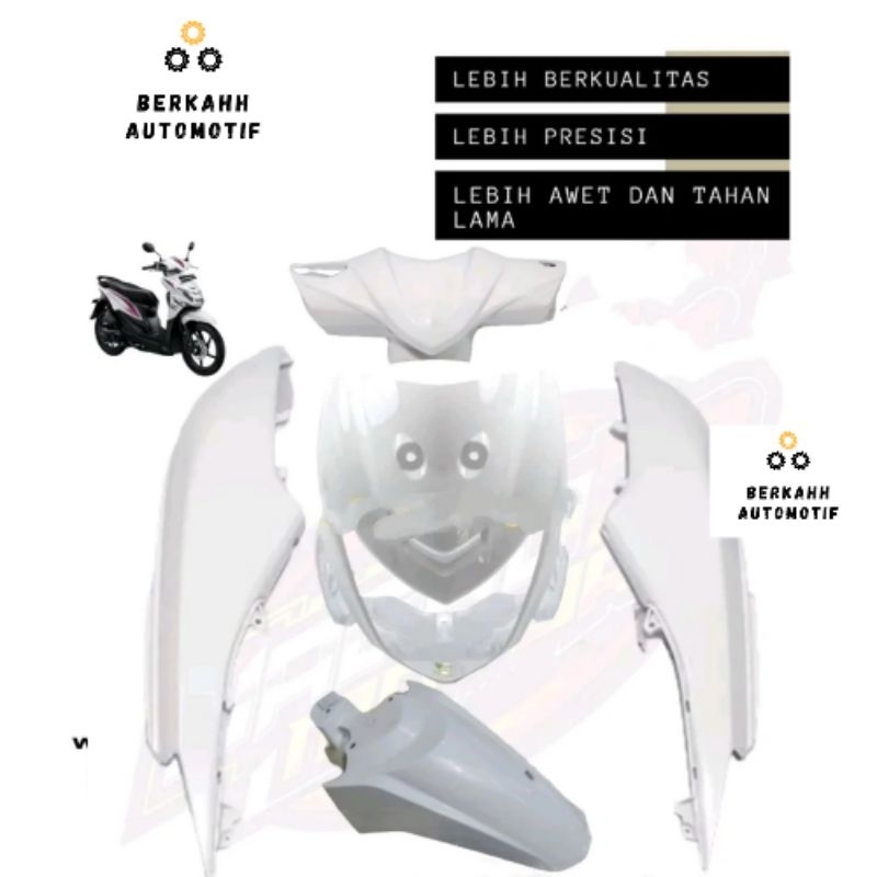 Body Halus Beat Pop Full Set Putih / Bodi Halus Beat Pop Full Set Putih / Full Body Halus Beat Pop P