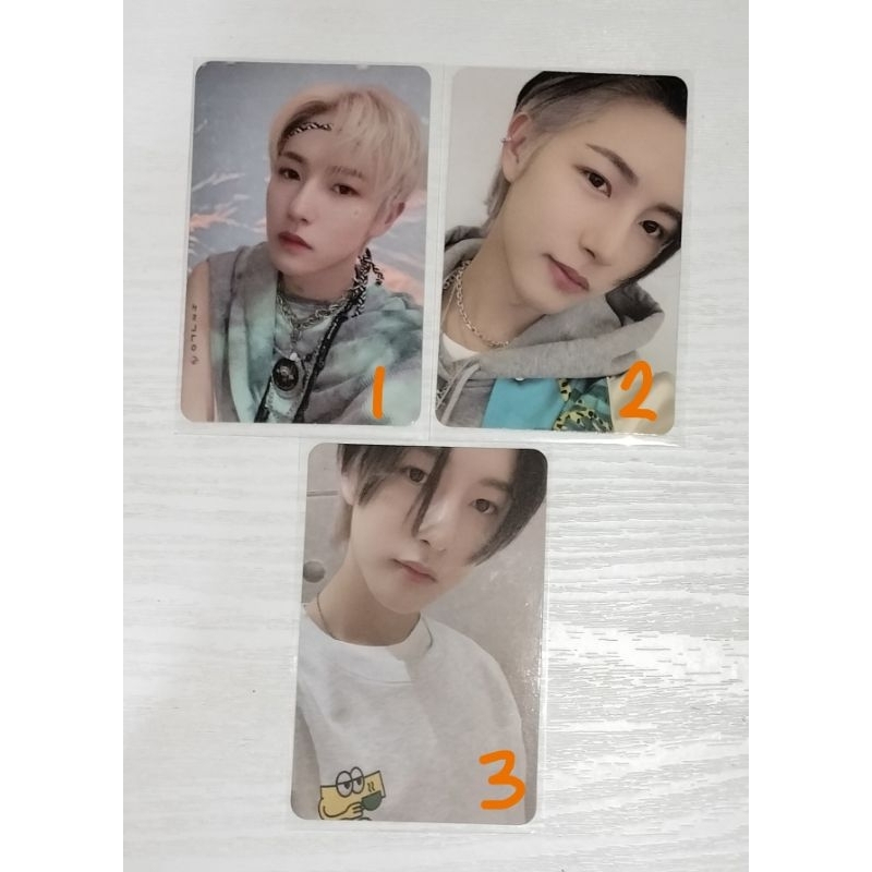 PC PHOTOCARD OFFICIAL RENJUN KIHNO HELLO VERS, HOT SAUCE VERS, CAFE