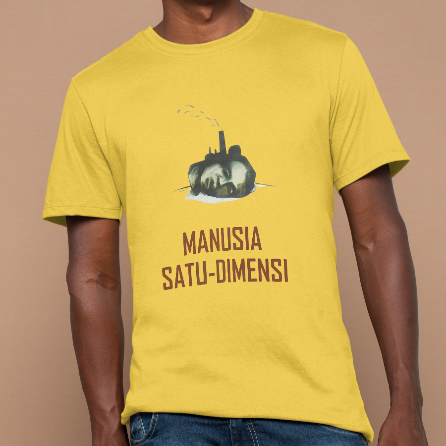 Kaos Manusia Satu Dimensi - Kaos Pria Wanita Distro Premium Katun Combed 24s