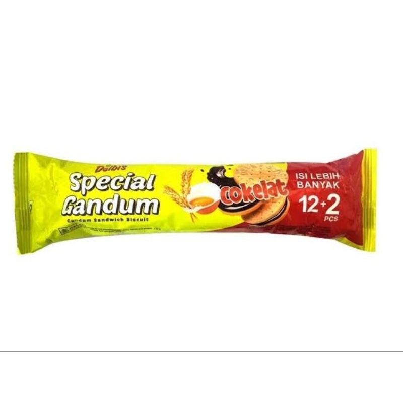 

Delbis Spesial Gandum 115gr Coklat / strawbeery