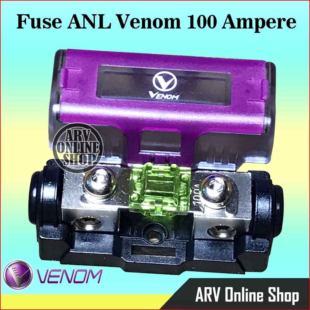 Fuse ANL Venom 100 Ampere Sikring Sekring Pengaman Audio Mobil