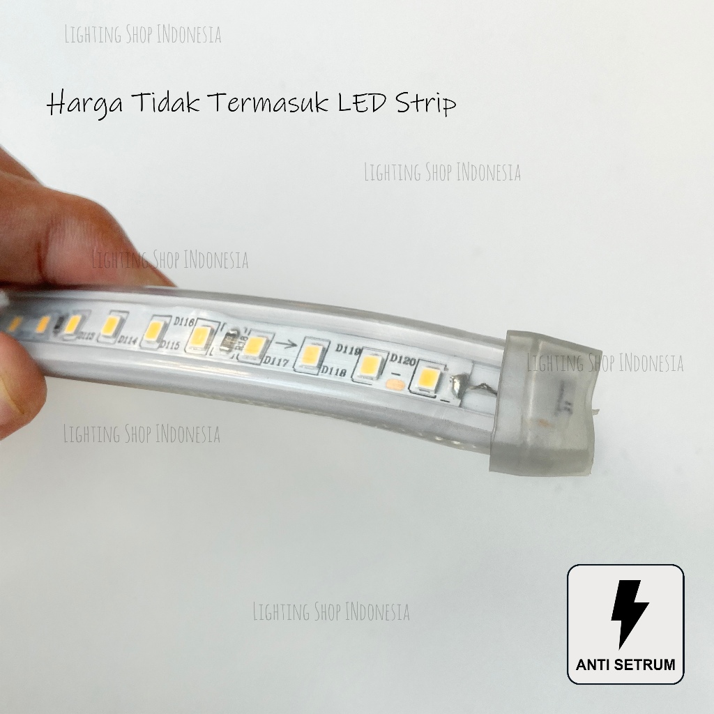 Tutupan sparepart led strip untuk lampu neon flex strip