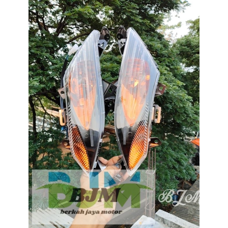 housing black oren lampu sen sen depan h-spacy fi spacy karbu