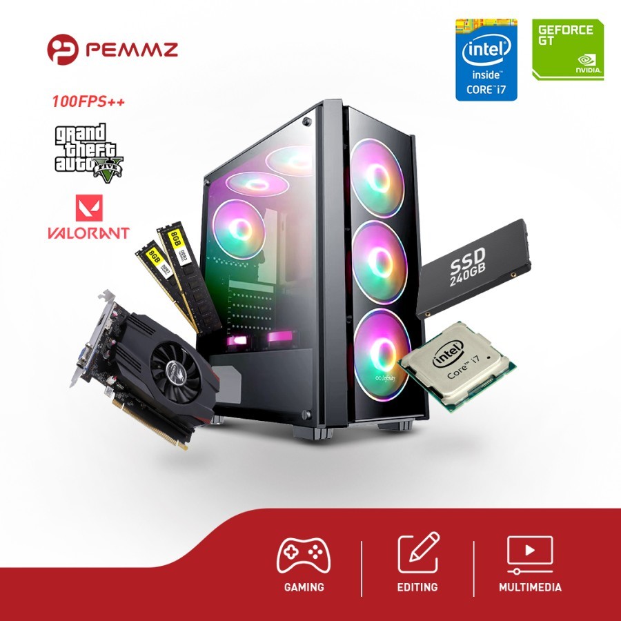 PC RAKITAN GAMING MULTIMEDIA EL-QUATTRO I7