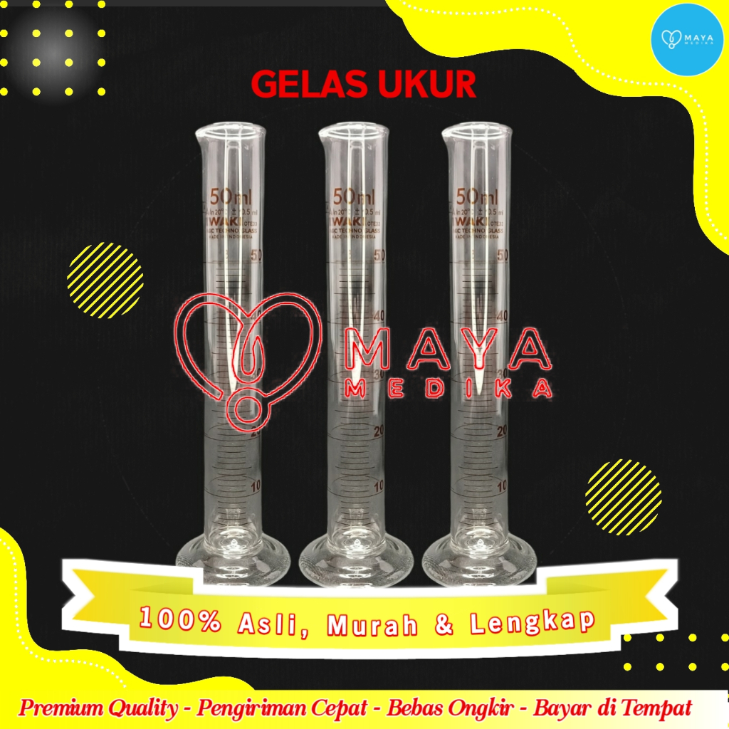 Gelas Ukur 100 cc / Iwaki