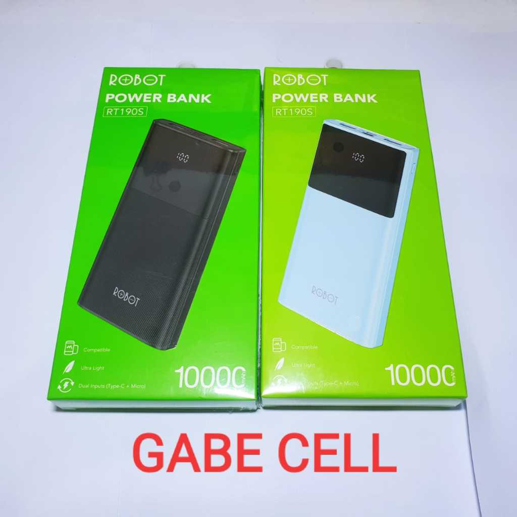 POWER BANK ROBOT RT190S 10000MAH/POWER BANK RT12 ROBOT 10000MAH
