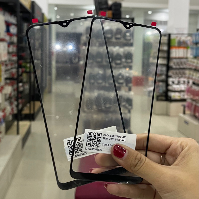 KACA LCD SAMSUNG A10 / M10 / M105 | GLASS LCD SAMSUNG A10 / A105 | KACA DEPAN LCD ORIGINAL