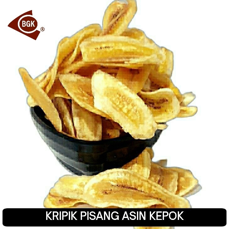 

Kripik Pisang Asin Kepok 1/4Kg 250Gram