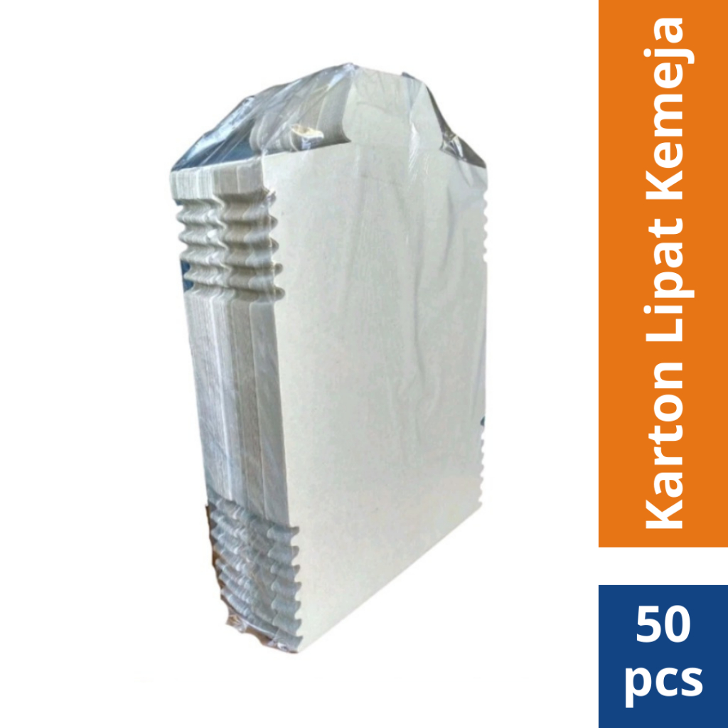 

{Good Quality} Karton Penyangga Packing Kemeja Lipat Satuan - isi 50 Pcs