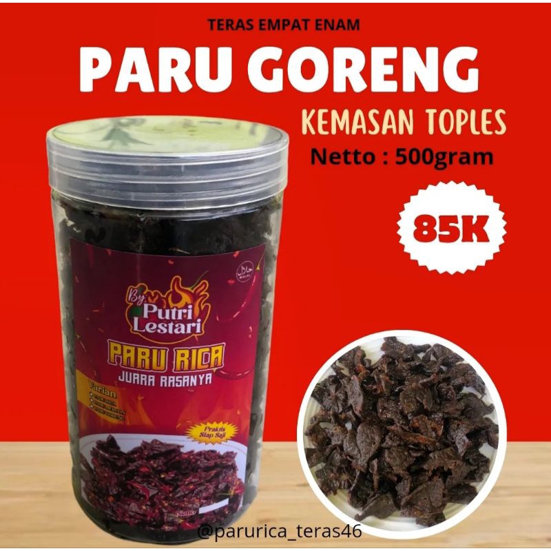 

Paru Goreng Original kemasan Toples isi 500gram