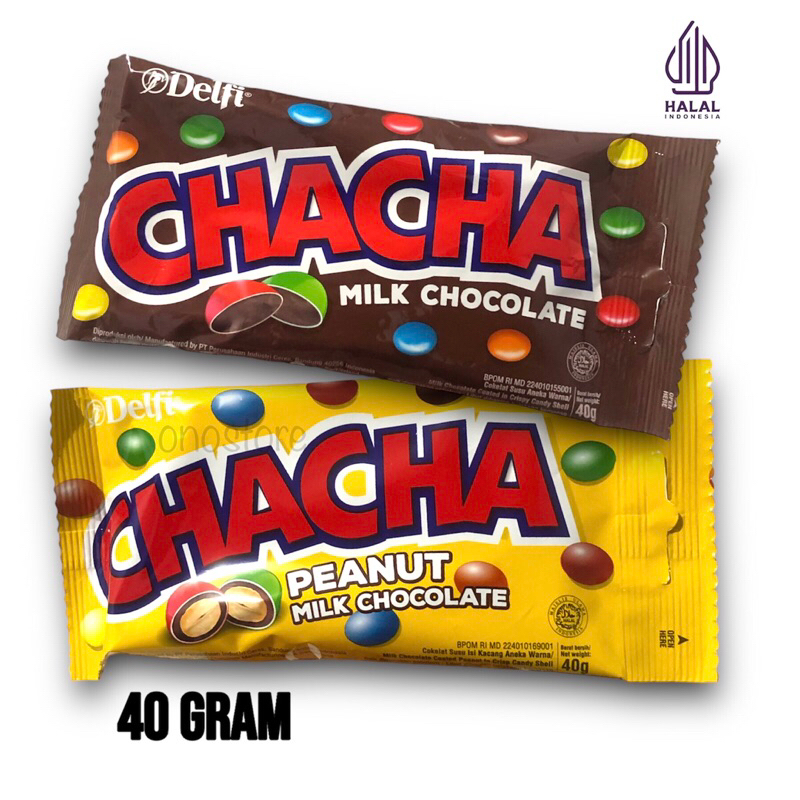 

Cokelat Delfi Cha Cha 40 gram Peanut Milk Chocolate