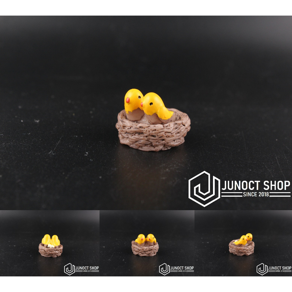 MAKET BURUNG SANGKAR - DEKORASI MINIATUR FIGURE RESIN