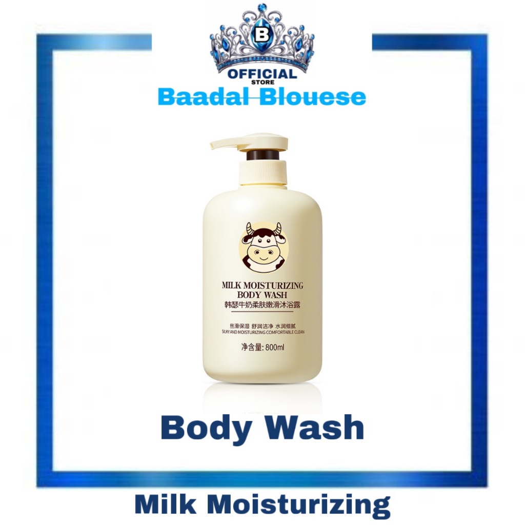 Sabun Cair Pemutih Badan Permanen Mandi Susu Pemutih Badan Spa 800ml 100% Original Sabun Badan Pemut