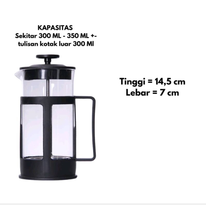 French Press Coffee Maker 350ml