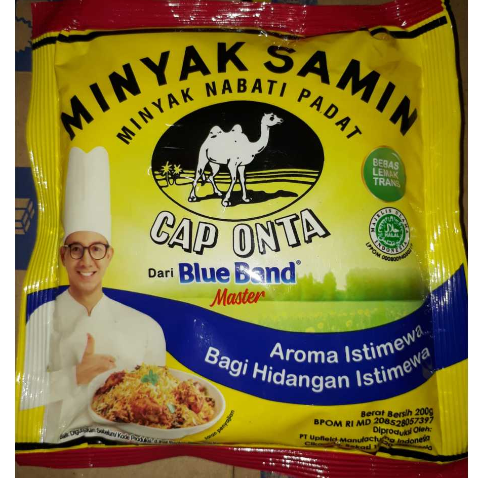 

minyak samin cap onta kemasan sachet 200 gr