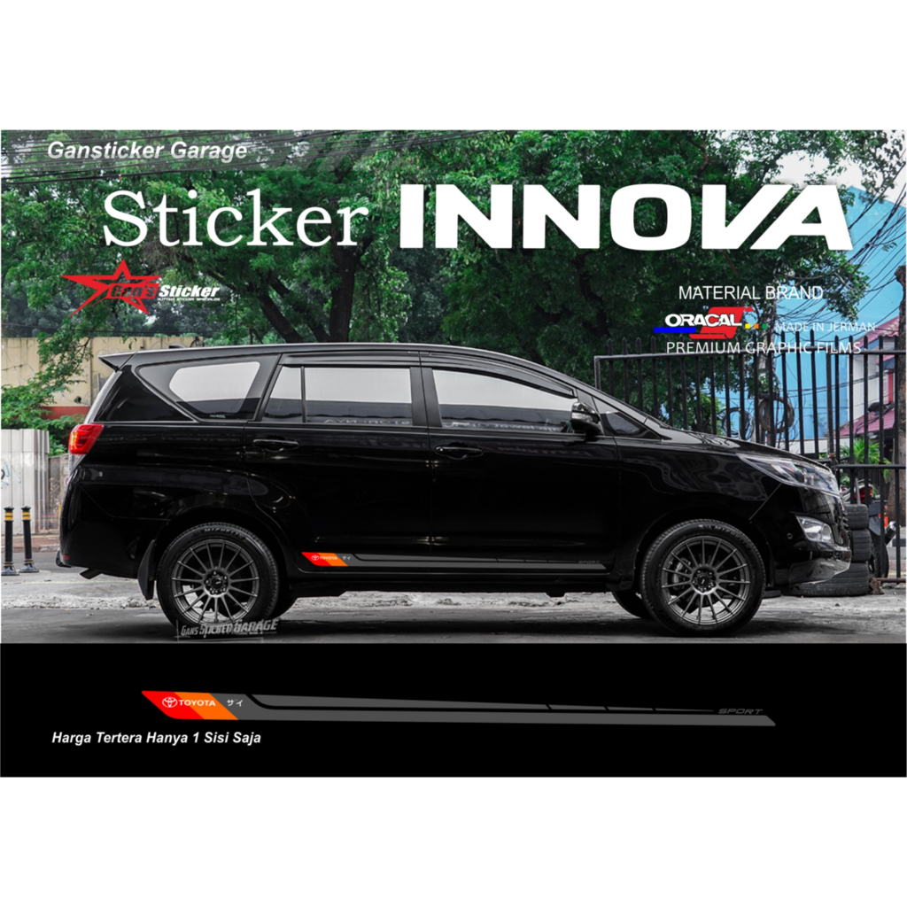 STICKER INNOVA REBORN AKSESORIS TOYOTA #INNOVAREBORN