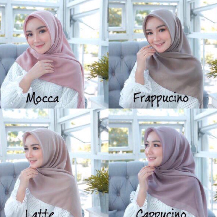 Grosir  Jilbab Krudung Segi Empat Bella Square